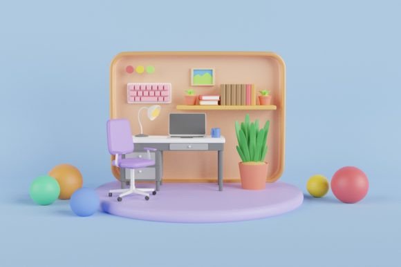 Download 3D Conceptual Work Spaces - Premium Resources