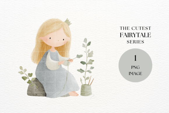 Download Fairytale Princess Sewing Clipart Art - Fairytale princess Collection