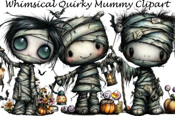 Download Whimsical Quirky Mummy Clipart - Mummy Collection